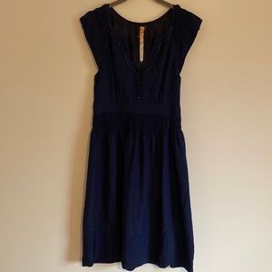Navy Anthropologie Dress